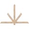 Ekena Millwork Kennewick Smooth Timber Gable Bracket, Douglas Fir, 60"W x 40"H x 1 1/2"D x 3 1/2"F, 16/12 Pitch GBW060X40X0204KEN00SDF - alternate 1
